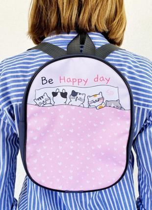 Рюкзак детский 4profi милые котята "be happy day" оксфорд 175002 фото