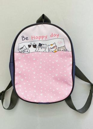 Рюкзак детский 4profi милые котята "be happy day" оксфорд 17500