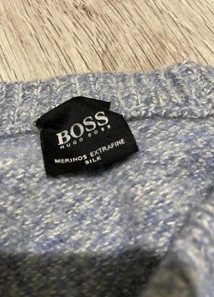 Блакитний светр hugo boss2 фото
