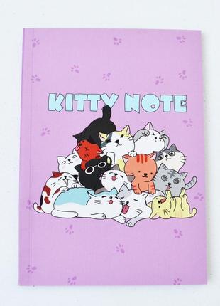 Блокнот 4profi "kitty note", lilac 40 листов формат в6 506121 фото