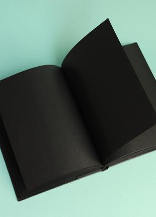 Скетчбук 4profi с чёрными страницами "black sketch note" mandala, 64 листа a5 9048392 фото