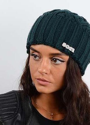 Молодежные шапки sofi sh15004 56-58 черная