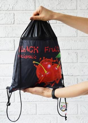 Рюкзак-сумка для одягу та взуття 4profi "frutti",  burgundy лаке 46099