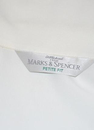 Белая блуза от marks& spenser4 фото