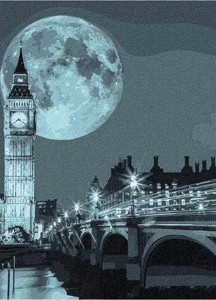 Картина по номерам 40×50 см. ночь в лондоне. идейка кно3614