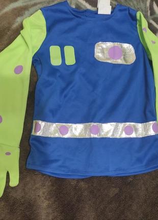 Карнавальний костюм, кофта інопланетянина на 3-4 роки
