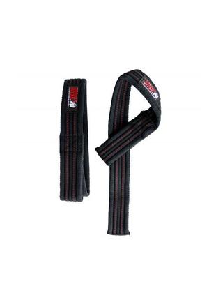 Лямки для тяги gorilla wear hardcore lifting straps black (4384301921)