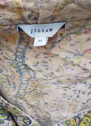 Льняное свободного кроя платье jigsaw4 фото