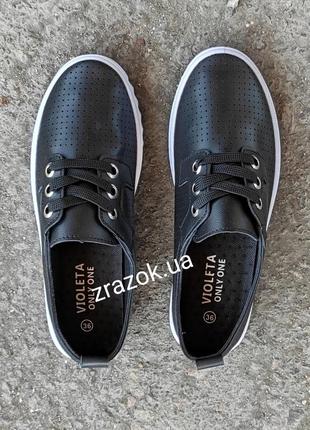 Черные кеды мокасины слипоны туфли кроссовки легкие эко кожаные весенние4 фото
