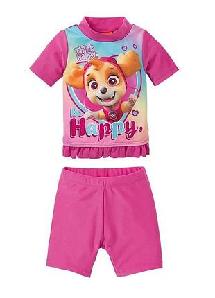 Сонцезахисний пляжний костюм купальник lupilu 6-12мес