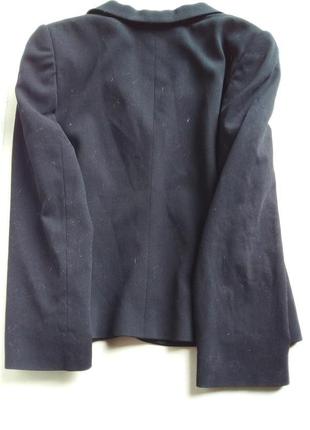 Черный пиджак люкс бренда armani collezioni шерсть4 фото