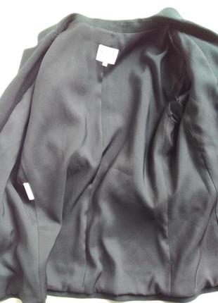 Черный пиджак люкс бренда armani collezioni шерсть7 фото