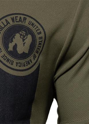 Футболка gorilla wear forbes t-shirt army green 5xl (4384302188)3 фото