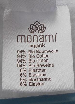 Белая  хлопковая футболка monari3 фото