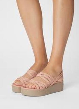Женские босоножки shoes crocs brooklyn strappy w8, w9 крокс новые2 фото