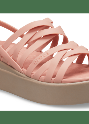 Женские босоножки shoes crocs brooklyn strappy w8, w9 крокс новые3 фото