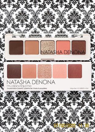 Палетка тіней natasha denona mini biba eye shadow palette тіні для повік 4 г1 фото