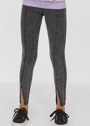 Джегінси з розрізом від h&m