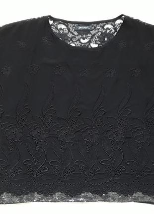 Нарядна блузка з вишивкою,мереживом і паєтками бренд finery2 фото