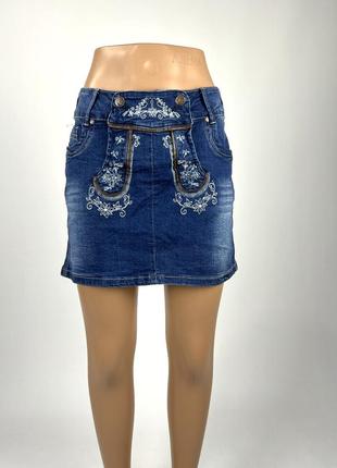 Юбка в стиле октоберфест, one love