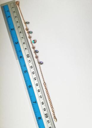 Нежный браслет   xuping с кристаллами swarovski💎7 фото