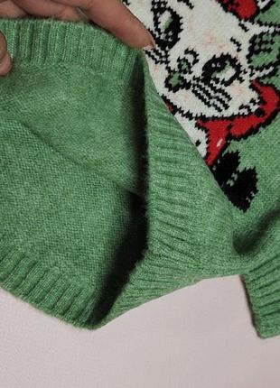 Красивий светр з кішечкою для дівчинки 1/2 року2 фото