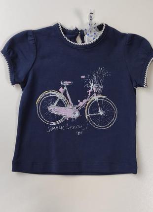 Футболка на девочку to be too, размер 6м
