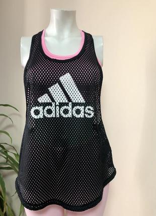 Спортивная майка adidas,майка для спорта adidas,майка в сетку адидас2 фото