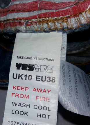 Классные джинсовые шорты,uk 10,eu 38,наш м,yesyes.5 фото