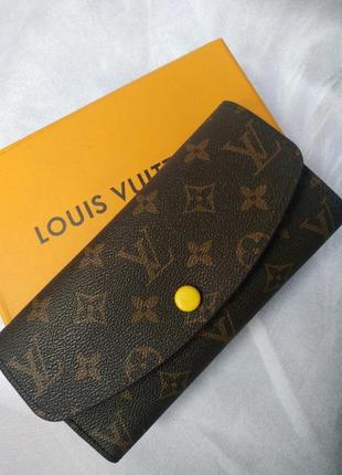 Кошелек желтая кнопка в стиле louis vuitton 💫💫💫