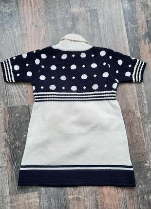 Платье и шарф 5-6роков 3