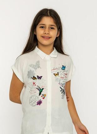 Очень красивая рубашка блуза на девочек