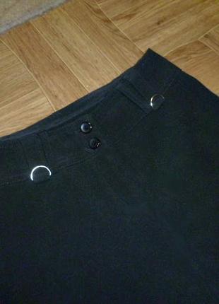 Теплі штани осінь-весна чорні,офісний стиль,маленький розмір або на підлітка2 фото