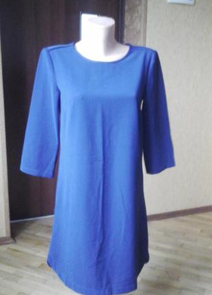 Синее платье фирмы mango1 фото