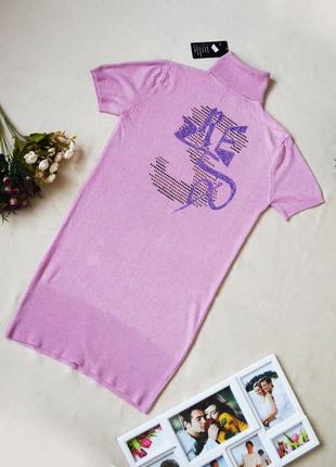 Сукня-светр з коротким рукавом