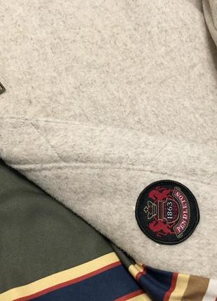 Новое pendleton {оригинал} шерстяное пальто легендарный бренд парка куртка woolrich max mara4 фото