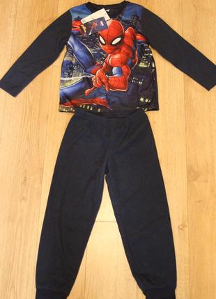 Дитяча флісова піжама людина-павук c&a disney кунда 116,122,128,134,140 р3 фото