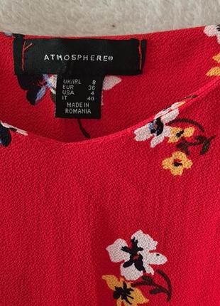 Красный мини в бельевом стиле, 36/8 3