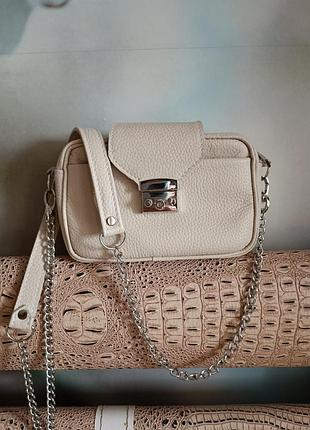Сумка кожа, кроссбоди