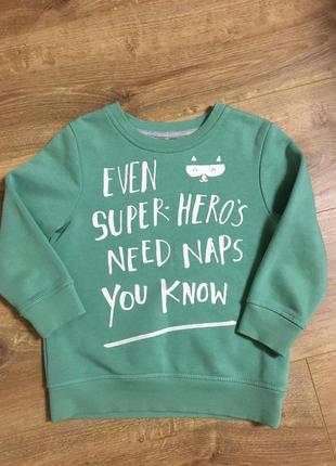 Свитшот свитер кофта george 3-4 года 98-104 см