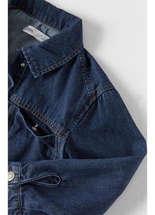 Новая джинсовая куртка zara на девочку 6 лет 116 см3 фото