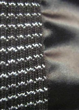 Черная атласная необычная юбка xs-s4 фото