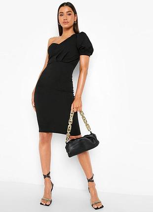 Элегантное платье миди от boohoo новое размер s/m