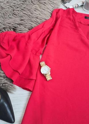 Красива ошатна блуза з рюшами zara4 фото