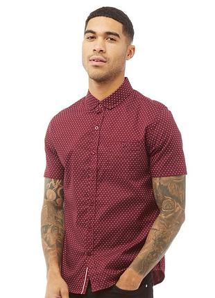 Fluid чоловіча сорочка з коротким рукавом з принтом