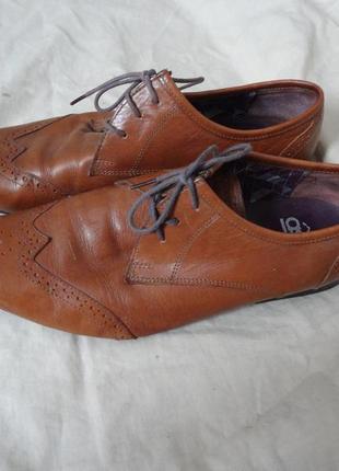 Туфлі броги asos шкіра