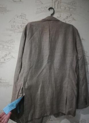 Мужской, лёгкий, льняной пиджак от boss3 фото