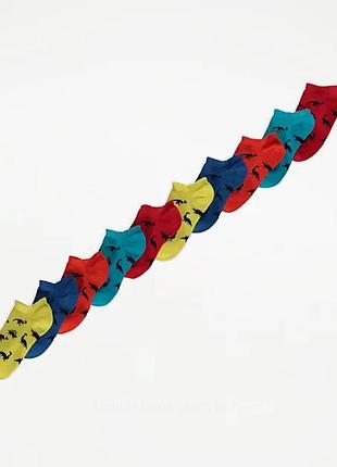 Корткие носки носочки с динозаврами джордж george  23-30 размер