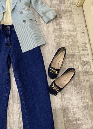 7589 стильні замшеві туфлі