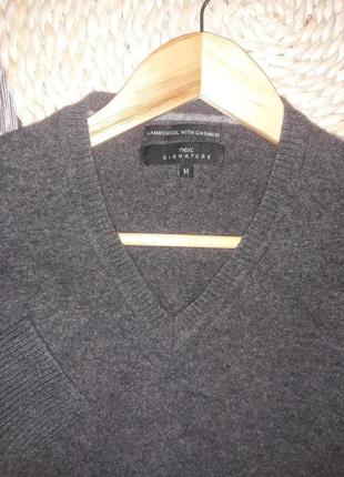 Базовый  серый свитер из овечей шерсти next5 фото